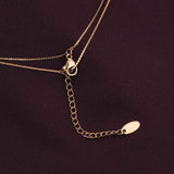 Women's Gold Plated Drop Bead Necklace Waterproof & Anti-Tarnish