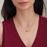 Women's Gold Plated Golden Infinity Necklace Waterproof & Anti-Tarnish