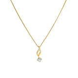 Women's Stylish Solitaire Pendant Set|Minimal Jewelry for Office and Casual Wear