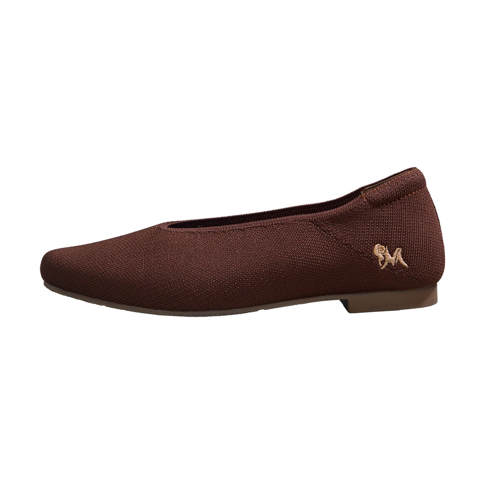 Women's Brown and Red Ballet Ease Ballerinas