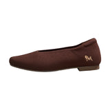 Women's Brown and Red Ballet Ease Ballerinas