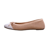 Women's Beige and Ivory Everyday Ballet Flats