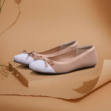 Women's Beige and Ivory Everyday Ballet Flats