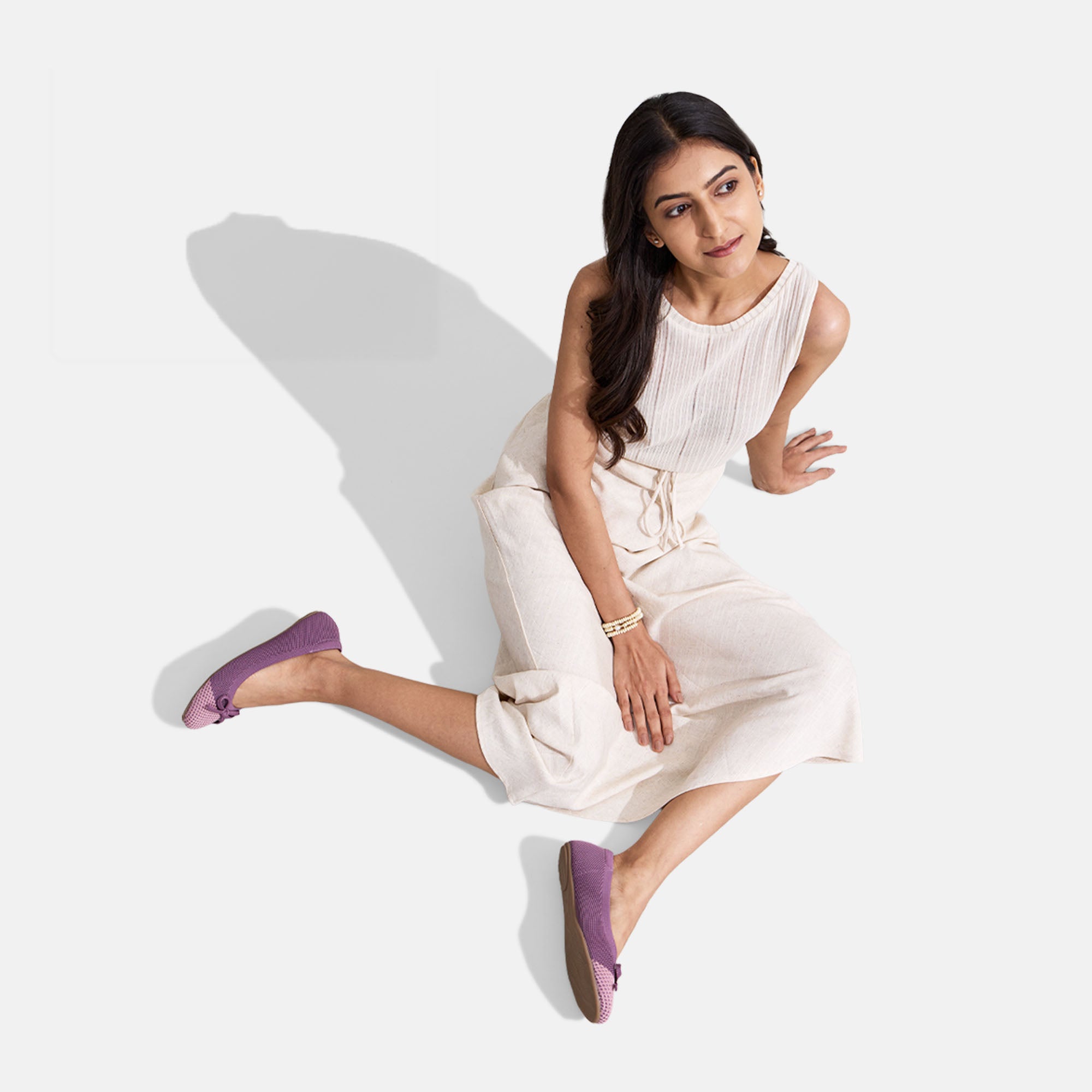 Women's Berry and Pink Everyday Ballet Flats