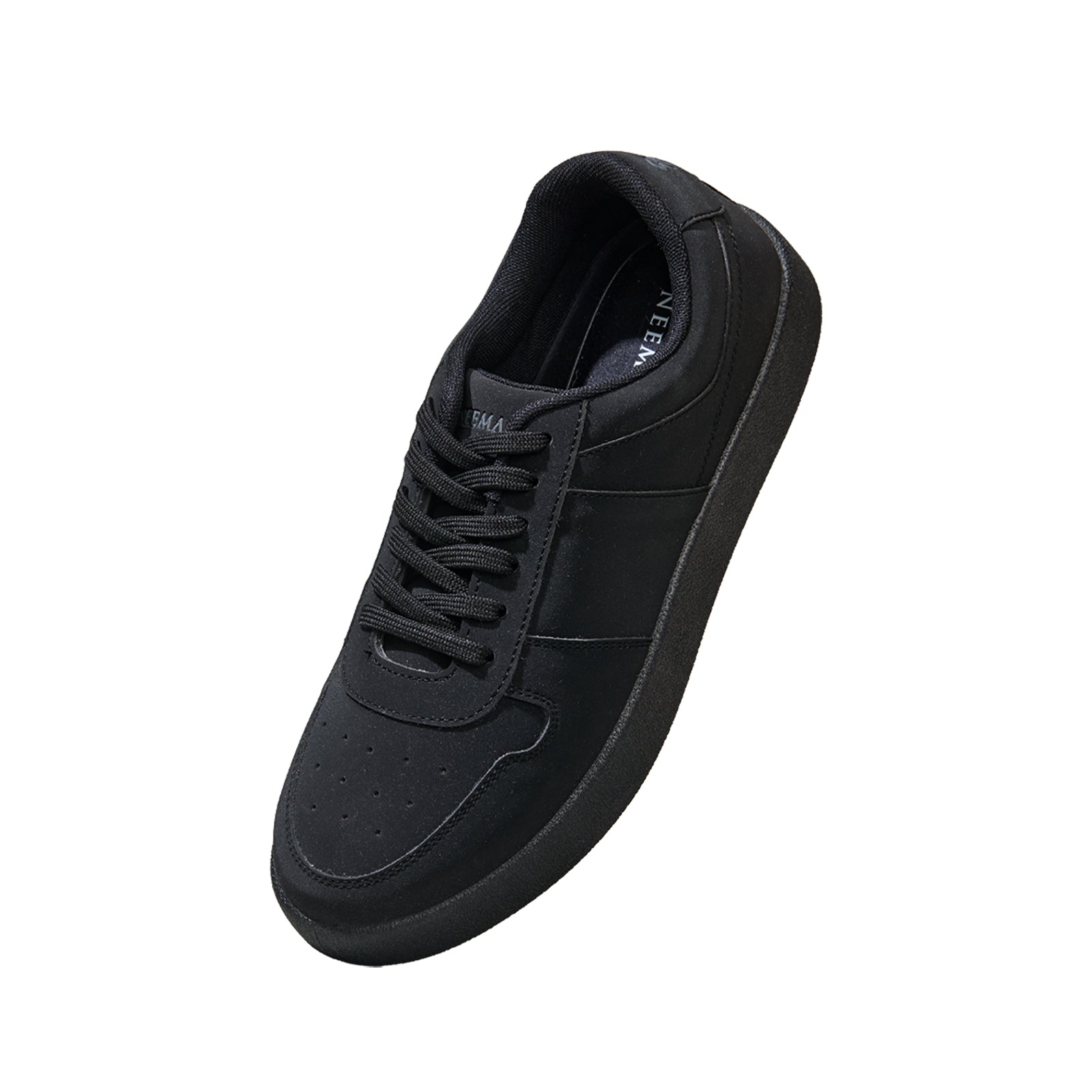 Men's All Black Mono Court Sneakers