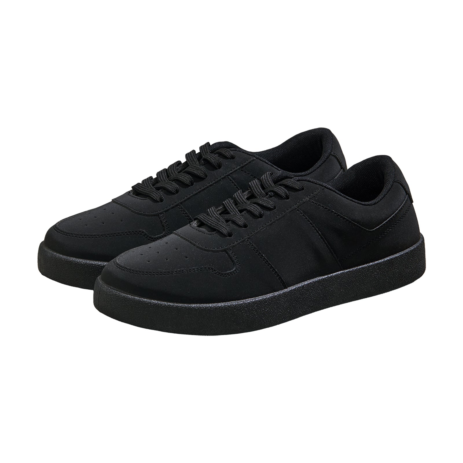 Men's All Black Mono Court Sneakers
