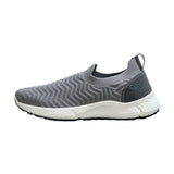 Men's Grey and White Flex Weave Slip On Casual Shoes