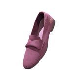 Women's Rose and Beige Knit Grace Loafers