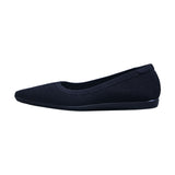 Women's Black Pointed Ease Ballerinas