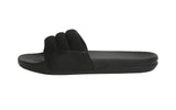 Women's Black and Black Squooshy Slides