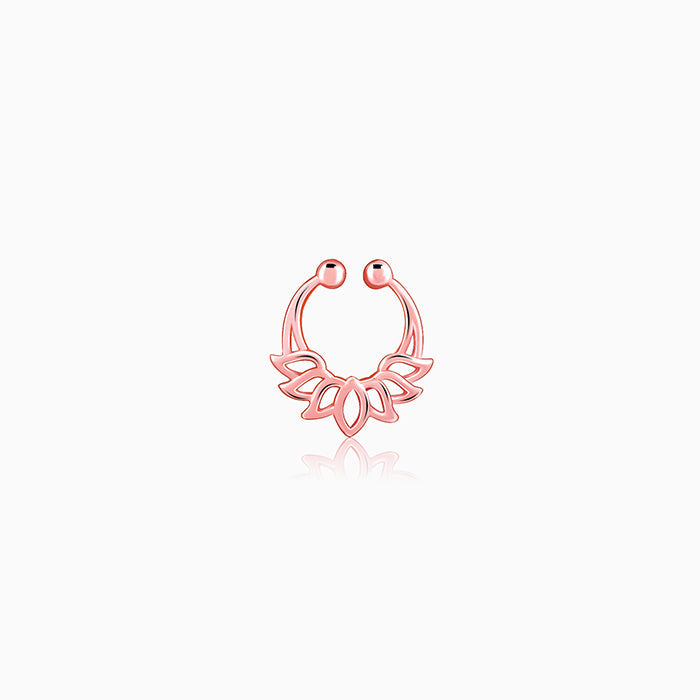 Women's Rose Gold Kamal Septum Ring