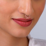 Women's Rose Gold Kamal Septum Ring