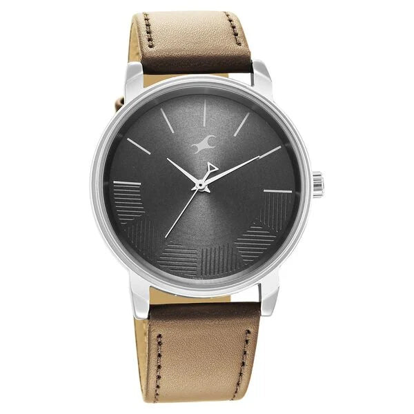 Men's Casual Grey Round Dial Watch - NR3291SL01