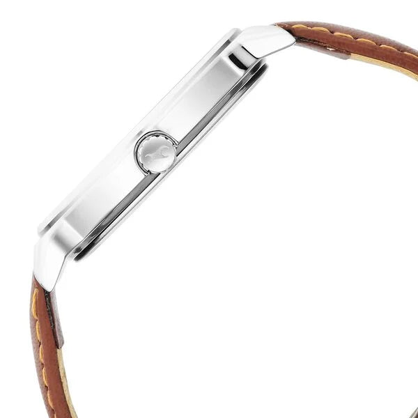 Men's Casual Silver Round Dial Watch - NR3291SL02