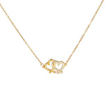 Women's Linked Hearts Necklace