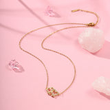Women's Linked Hearts Necklace
