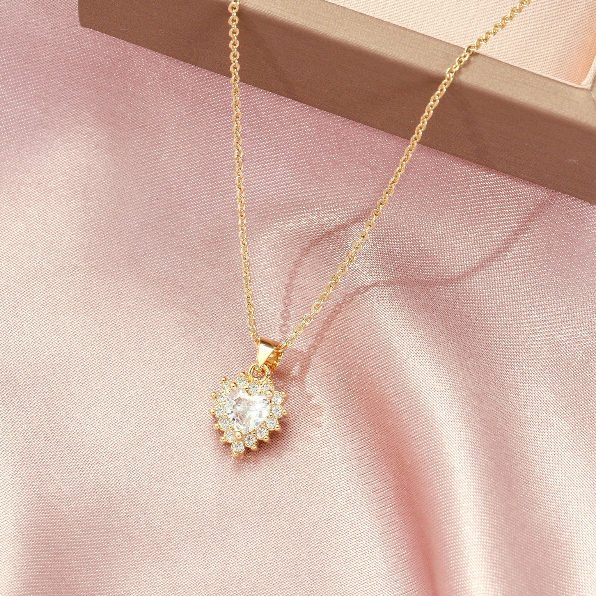 Women's Diamond Love Drop Necklace