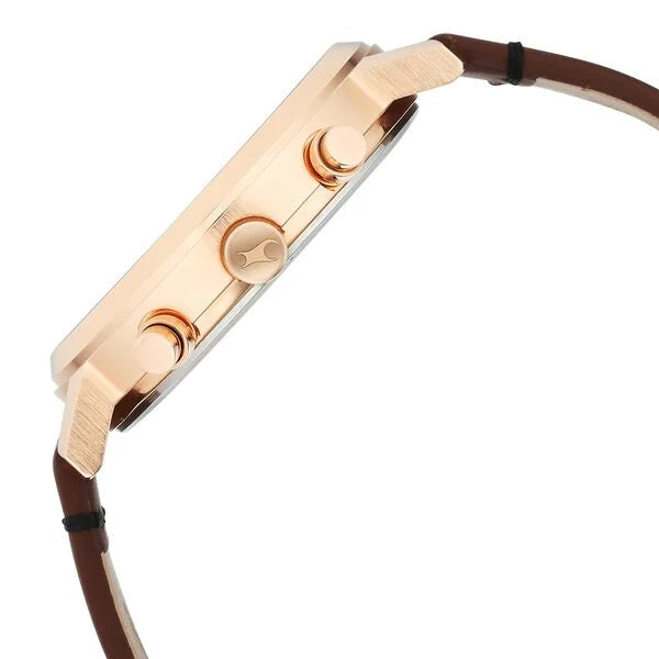 Men's Fashion White Round Dial Watch - NS3287WL01