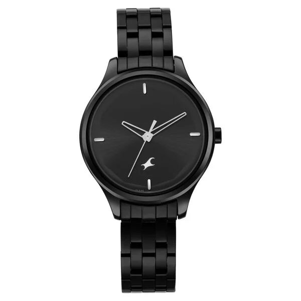 Women's Casual Black Round Dial Watch - NS6248NM01