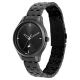 Women's Casual Black Round Dial Watch - NS6248NM01
