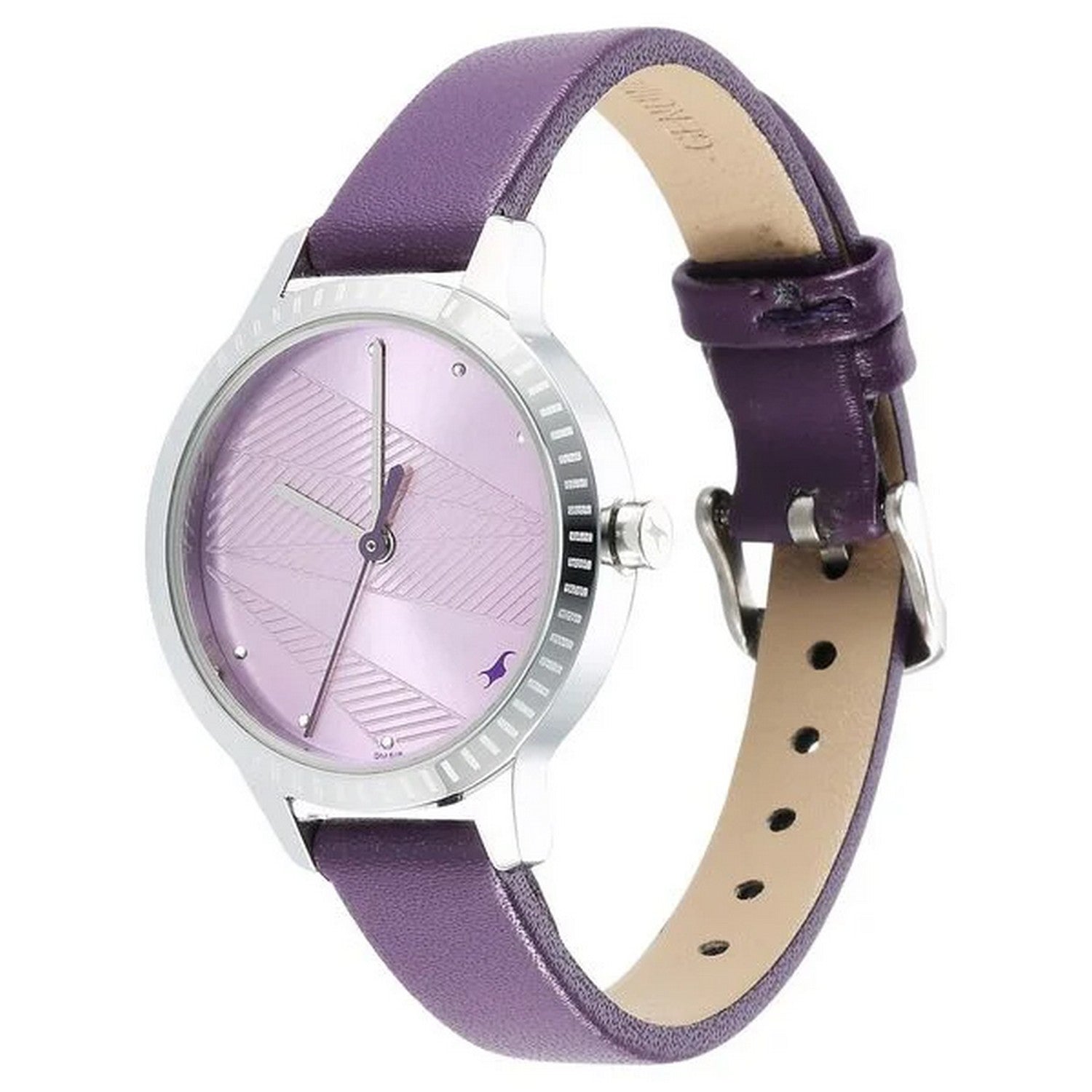 Women's Casual Violet Round Dial Watch - NS6267SL01