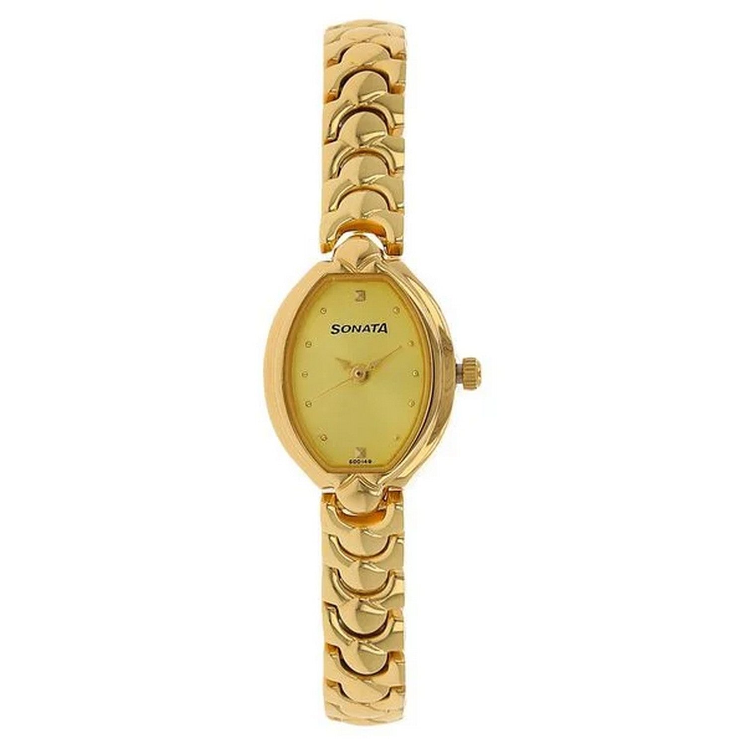 Women's Utsav Champagne Oval Dial Watch - NS8107YM02