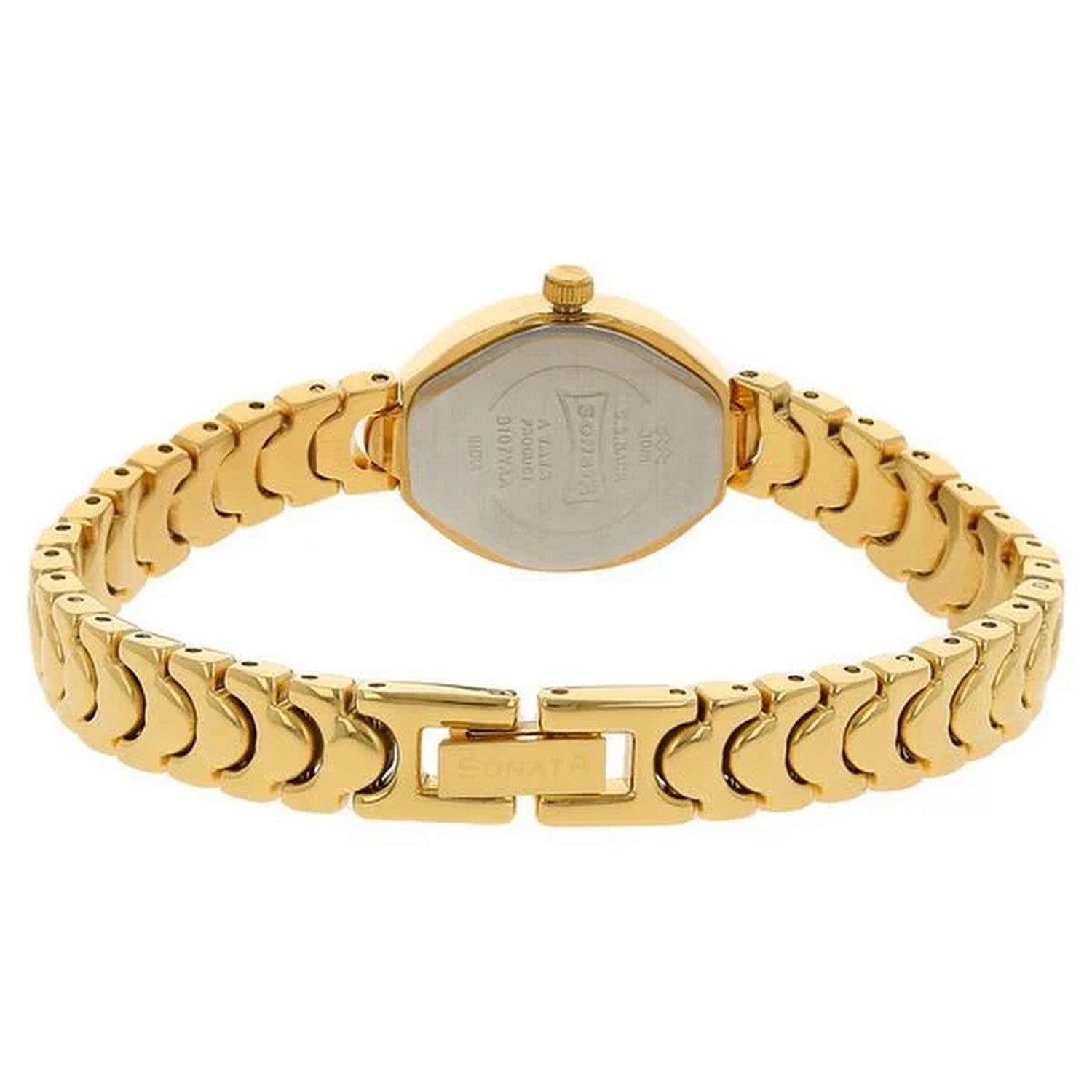 Women's Utsav Champagne Oval Dial Watch - NS8107YM02