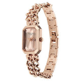 Women's Rose Gold Copper Rectangular Dial Watch - NS95283WM01
