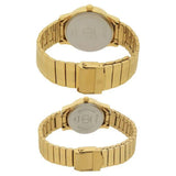Unisex Pair Bandhan Champagne Round Dial Pair's Watch - NT15802490YM05