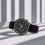 Men's Classique Blue Round Dial Watch - NT1733KL01