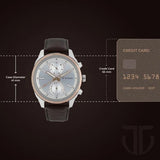 Men's Classique Blue Round Dial Watch - NT1733KL01