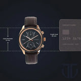 Men's Classique Blue Round Dial Watch - NT1733KL03