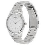 Men's Classique White Round Dial Watch - NT1767SM01