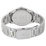 Men's Classique White Round Dial Watch - NT1767SM01