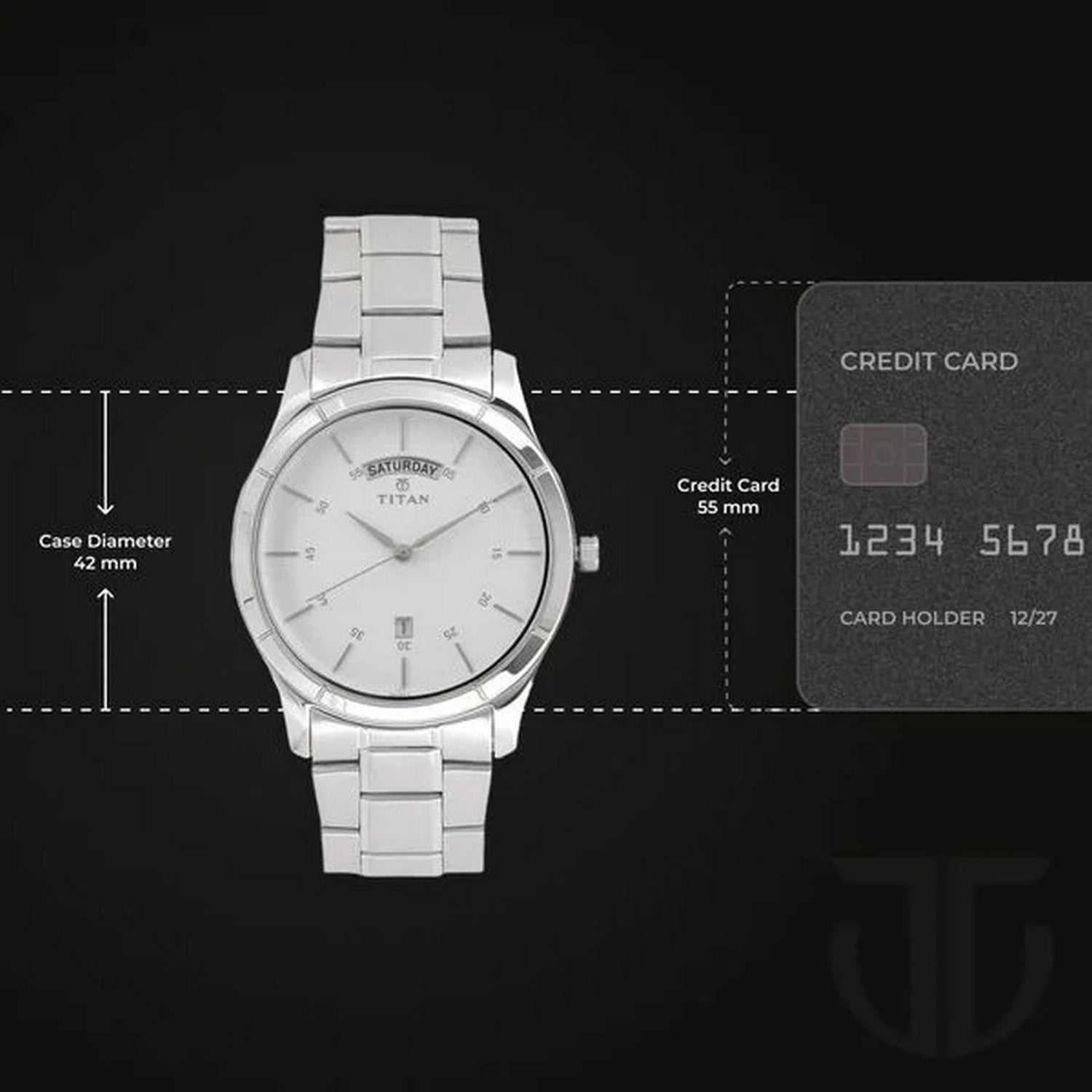 Men's Classique White Round Dial Watch - NT1767SM01