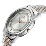 Unisex Pair Bandhan Silver White Round Dial Pair's Watch - NT17732603KM01
