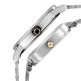 Unisex Pair Bandhan Silver White Round Dial Pair's Watch - NT17732603KM01