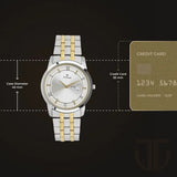 Men's Karishma Silver White Round Dial Watch - NT1774BM01