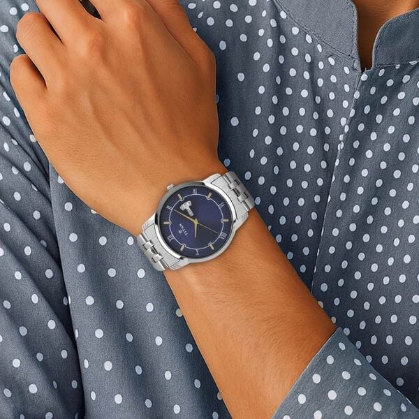 Men's Karishma Round Dial Watch - NT1774SM01