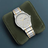 Men's Karishma Silver White Round Dial Watch - NT1775BM02