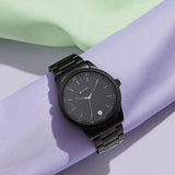 Men's Classique Black Round Dial Watch - NT1806NM01