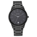 Men's Classique Black Round Dial Watch - NT1806NM01