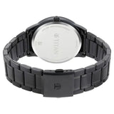Men's Classique Black Round Dial Watch - NT1806NM01