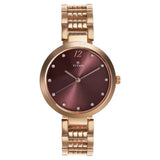 Women's Purple Purple Round Dial Watch - NT2480WM02