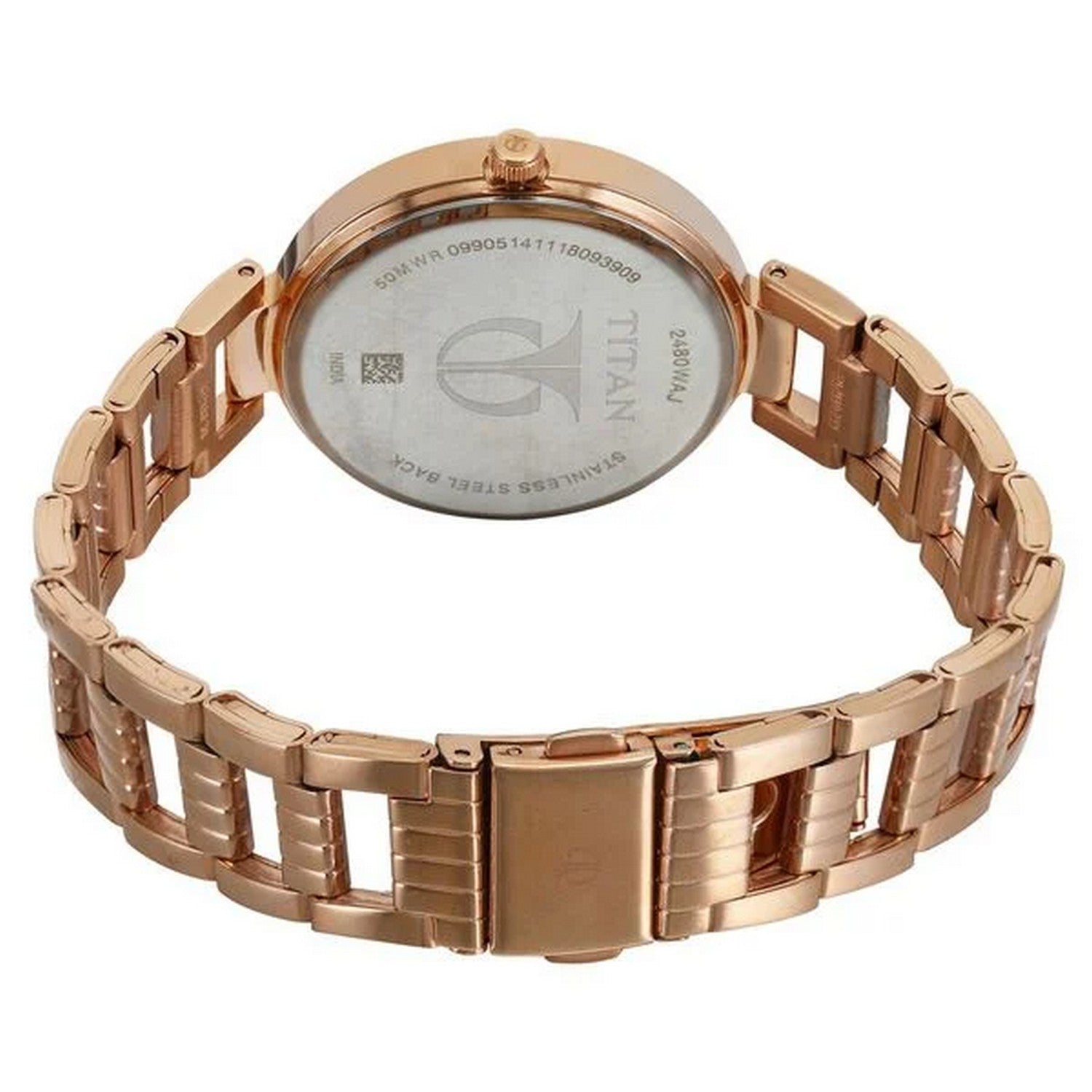 Women's Purple Purple Round Dial Watch - NT2480WM02