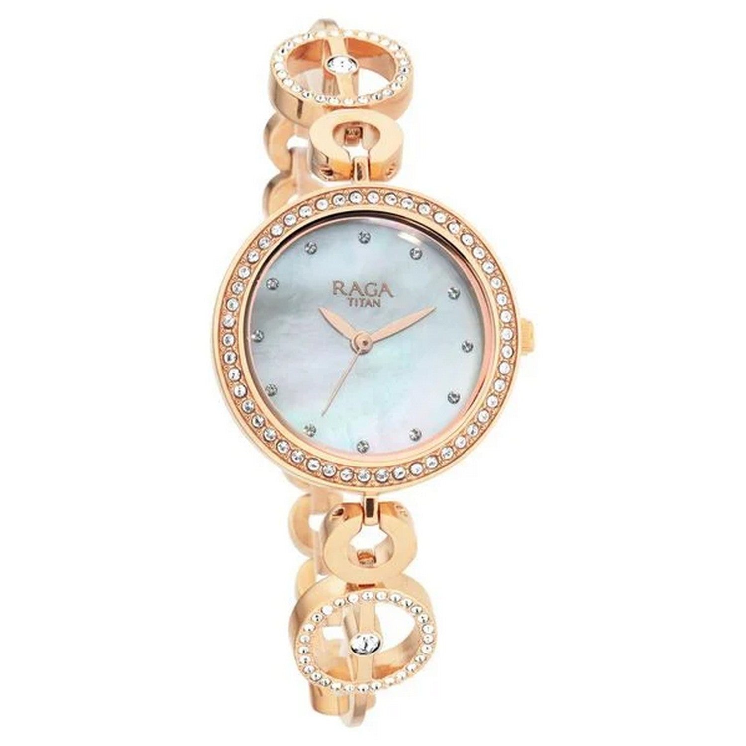 Women's MOP Round Dial Watch - NT2539WM03