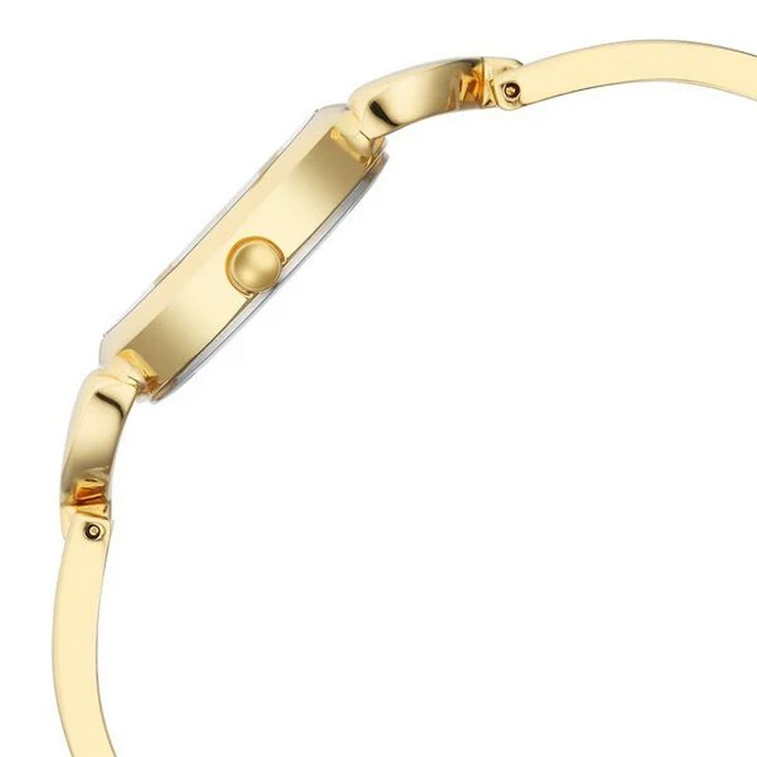 Women's Champagne Round Dial Watch - NT2724YM01