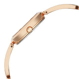 Women's Rose Gold Copper Round Dial Watch - NT2727WM01