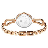 Women's Rose Gold Copper Round Dial Watch - NT2727WM01