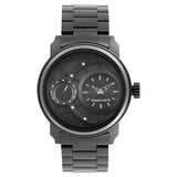 Men's Sporty Black Round Dial Watch - NT3147KM01